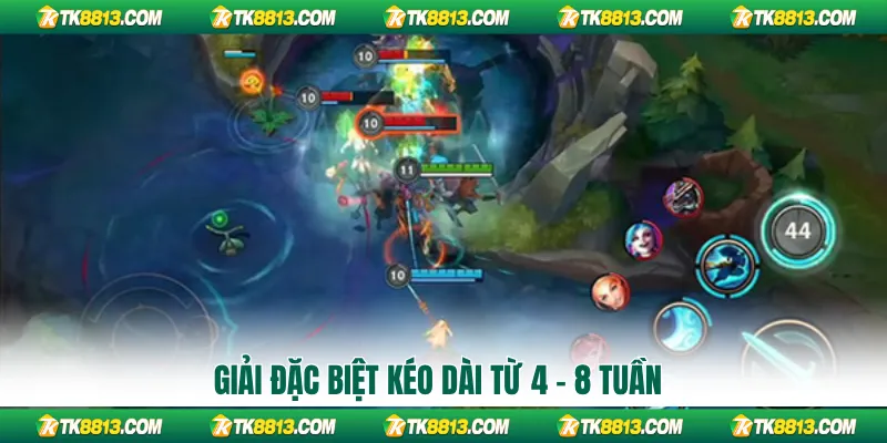 Giải đặc biệt kéo dài từ 4 - 8 tuần