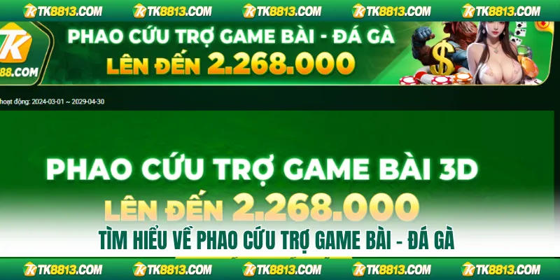 Tìm hiểu về phao cứu trợ game bài - đá gà